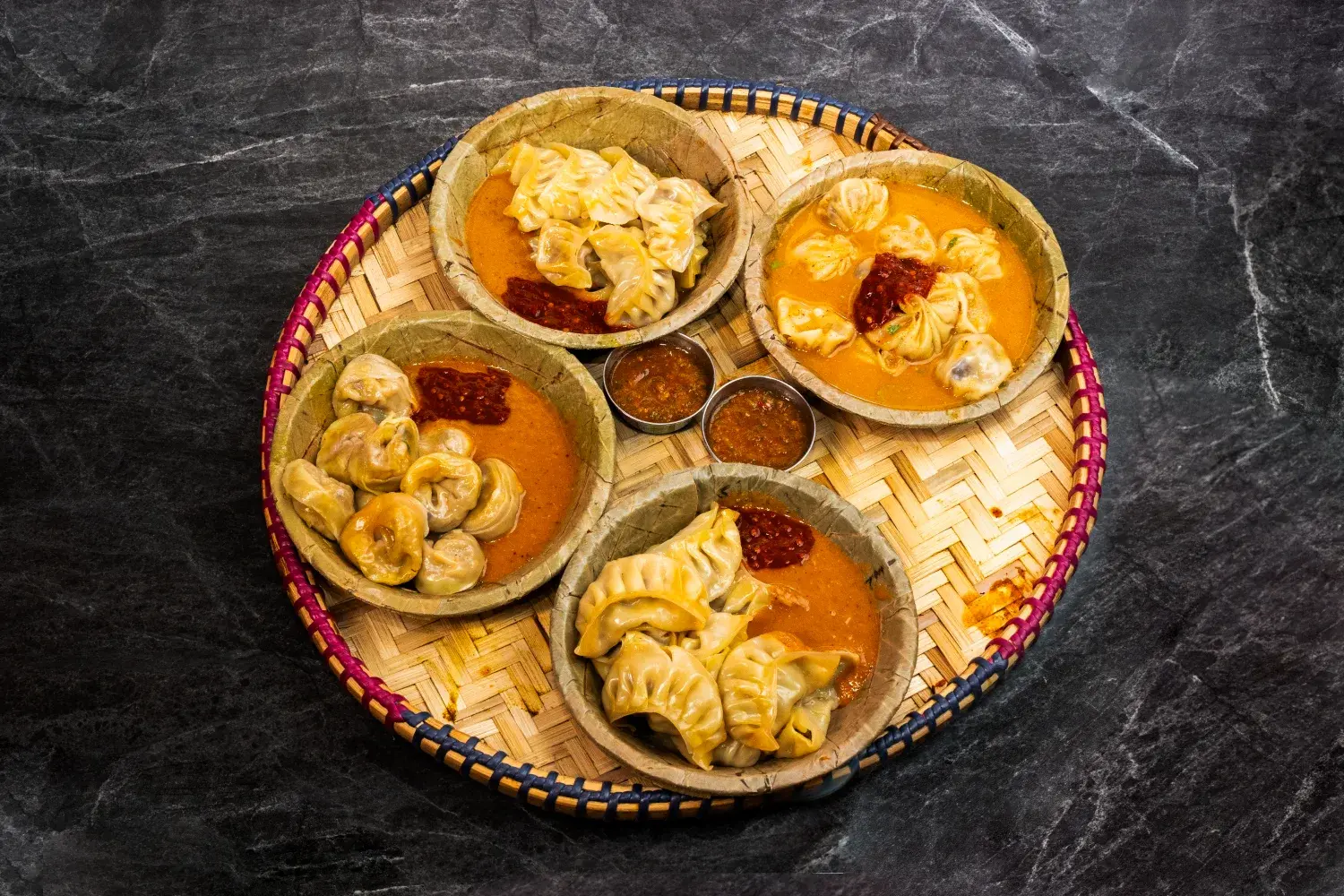 Momo Platter - Mixed dumplings perfect for sharing